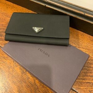 Prada Classic Black Wallet